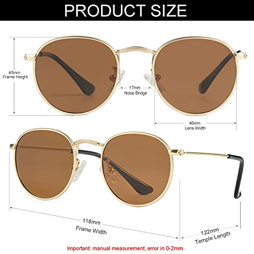 Image of Kids Polarized Sunglasses Classic Metal Frame for Baby Boys Girls Age 0-18