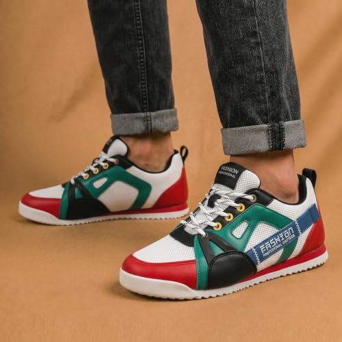 Image of layasa Men's Next-Gen Chunky Sneakers | Stylish Lace-Up Casual Shoes | Contemporary Streetwear & Everyday Fashion Footwear