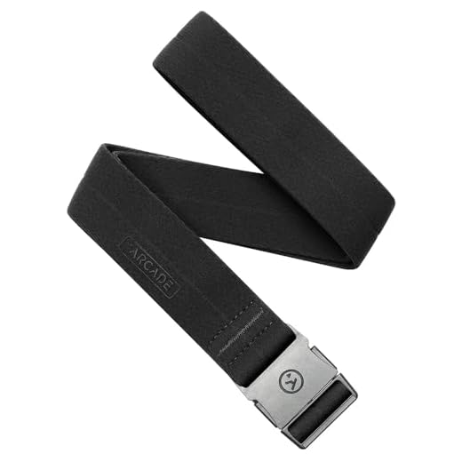 Arcade Belt Kids Adventure Belts: Heavy Duty Elastic Webbing, Non-Metal Adjustable Buckle (Midnighter Black)