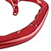 Luckmart Motorcycle Passenger Gas Tank Bar Handle Grip Bar Handlebar Grab 5 Holes Compatible for Suzuki GSXR600 GSXR750 GSXR1000 GSXS750 Spare Parts Red
