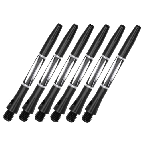 GALPADA Professional Shafts 6pcs Aluminum Alloy Shafts Improve Flight Path Grip