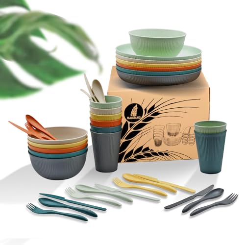 Imagen de Juego de vajilla irrompible de 36 piezas, platos