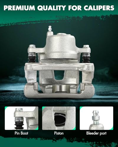 Image of SCITOO Front Driver Side Disc Brake Caliper 19B2580A Compatible For Scion For tC 2005-2010,For Toyota For Celica 2003-2005,With Bracket 1PC