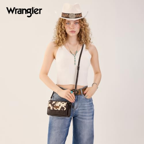 Image of Wrangler Crossbody Wallet for Women RFID Clutch Phone Purse with Credit Card Slots