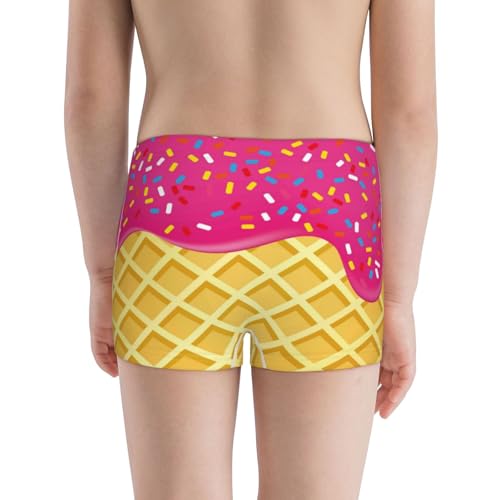 Boys' Cotton Boxer Brief Soft Underwear-Red Ice Cream3