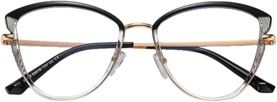 Shiratori Blue Light Blocking Glasses with TR90 Cat Eye Frame , Computer Glasses - Anti Eyestrain & UV Glare Protection - Image 2