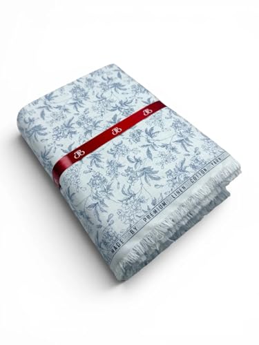 Image of JHABAK'S Unstitched 100% Pure Cotton Shirt Fabric for Men - Shirt Fabric & Kurta Material