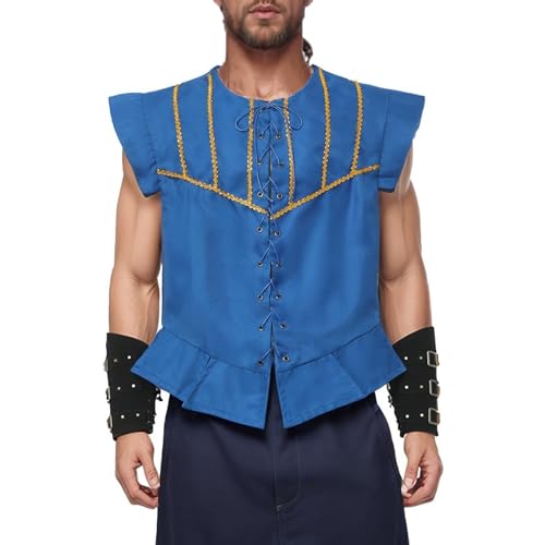 Bpurb Chaleco Hombres Steampunk Vikingo Pirata Sin Mangas Cordón Retro Vintage Renacimiento Medieval Disfraz De Victoriano Bpurb Chaleco Hombres Steampunk Vikingo Pirata Sin Mangas Cordón Retro Vintage Renacimiento Medieval Disfraz De Victoriano
