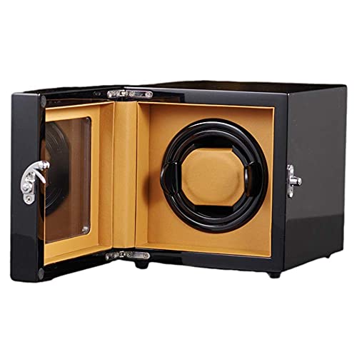 Caja giratoria para 1 reloj automático con motor silencioso y estuche de almacenamiento