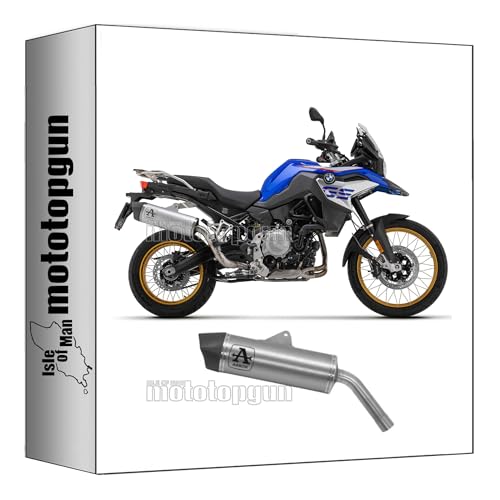 Pot echappement Arrow Maxi Race-Tech en alu et carbone pour BMW F850GS