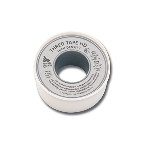 Image of Gasoila PTFE Thread Seal Tape - Professional-Grade, 3 /4 Inch x 288 Inch, High-Density Thread Tape for Plumbing, Gas Lines, Water Pipes, and Air Compressors - Leak-Proof Seal, Non-Toxic (Pack of 24)