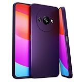 Capa Case Compatível Xiaomi Redmi A3 Silicone Aveludada [ROXO METÁLICO]