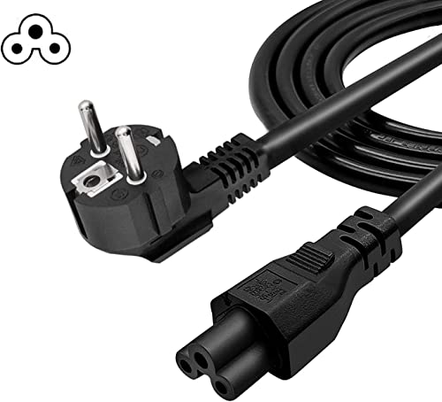 Câble d'alimentation 1,8 m 3 Broches AC Cordon d'alimentation pour Lenovo câble de Charge Ordinateur Portable Samsung LG TCL Sony Philips HP Dell Toshiba TV PC moniteurs imprimante