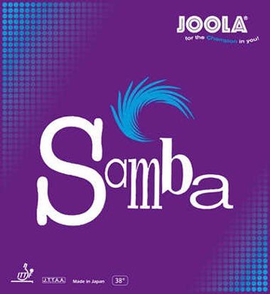 Revêtement Samba JOOLA rouge 2 mm pour raquette de tennis de table