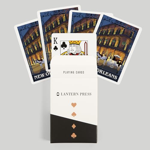 Lantern Press Cartas Poker Tamaño Estándar 52 Naipes miniatura 6