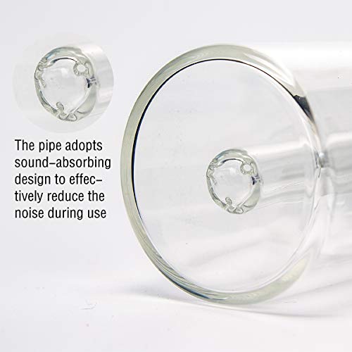PINGZHI 12CM Silent Glass Bong Pipe Glaspfeife Crackpfeife ölpfeife Dab Rig Glass Pipe Oil Burner Dab Bong Oil Bong Bong… – Bild 5