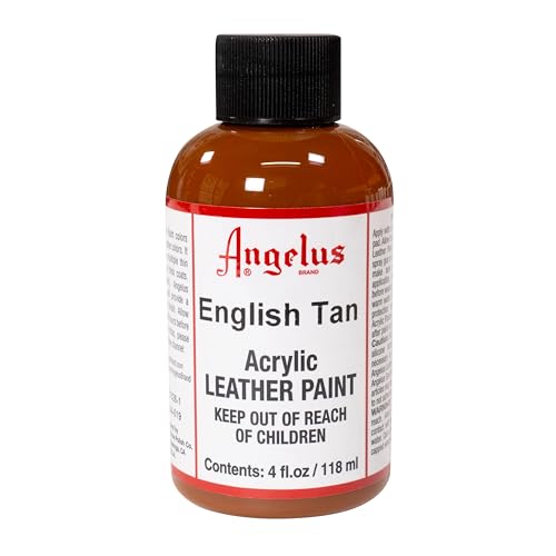 Angelus Acrylic Leather Paint, 4 Fl Oz (Pack of 1), English Tan