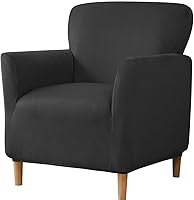 Vista 45 de XMAYODS Funda para silla de club, funda para silla de bañera, fundas suaves y redondas para silla de sofá, fundas de sofá con parte inferior #16