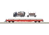 Spur G Güterwagen LGB 45921 - Rungenwagen-Set Deutschen Bundesbahn
