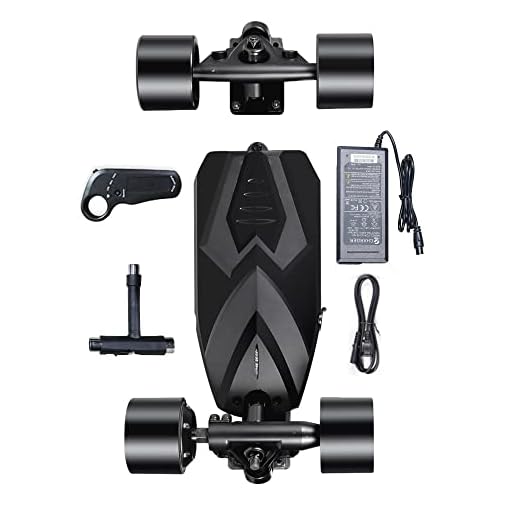 Teamgee H3 DIY Electric Skateboard with Remote, 480W Motor, Top Speed 16 MPH, 9.3 Miles Range, 4 Speeds Adjustment, Equipped with Flexible DIY Install Kit, Suitable for All Standard Skateboards
