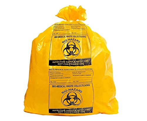 VENOM Biodegradable Garbage Bags in 51 Micron Thickness (As Per Govt. Standards), 18 X 24 Inches (Size) 1 Kg. Weight, Dustbin Bag/Trash Bag - Yellow Color, 17 count (B0C1DP2ZHK) Amazon Price History, Amazon Price Tracker