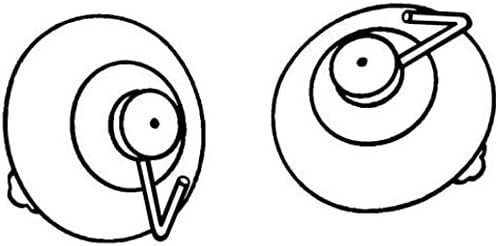 ACCO Suction Cups with Hooks, Strong, Holds up to 4 lbs. each, 2/Pack (A7072461)