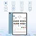 Android 14 Tablet 2025 New 10 Inch Tablets with 6GB RAM + 64GB ROM + 1TB Expanded Ouad-Core, 2 in 1 Tableta with Keyboard Mouse WiFi 6 Bluetooth, GMS Certified IPS Touch Screen Tablet - Blue Set