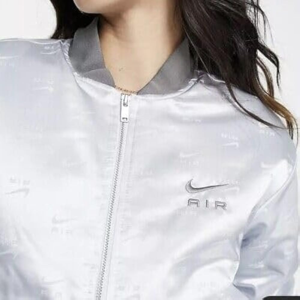 【NIKE】Nike Air Women's Jacket Nike AIR WOMEN'S BOMBER JACKET, PURE SILVER (US, Alpha, X