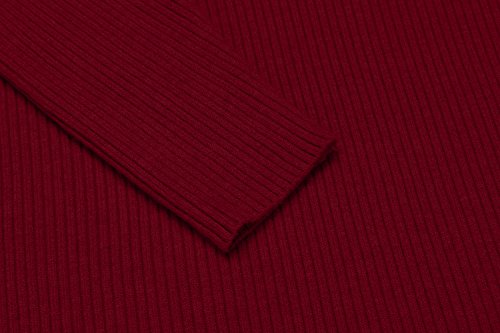 Image of COOFANDY Mens Ribbed Slim Fit Knitted Pullover Casual Turtleneck Sweater