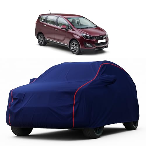 Image of Heavy-Duty Car Cover for Compatible with Mahindra Marazzo (2018 to 2025 All Models) Deluxe Car Protection Cover - Waterproof & UV-Resistant All-Season Exterior Protection