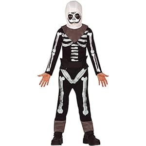 Fiestas Guirca, S.L. Disfraz de Fortnite Skeleton Infantil