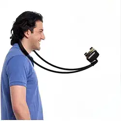 Suporte Para Celular Articulado 360° Pescoço(PRETO)