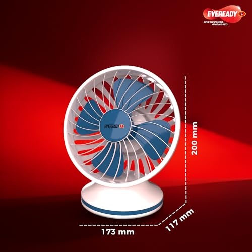 Image of Eveready FE01 Everflo mini Rechargeable Fan | Blue