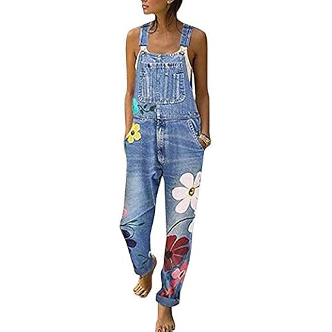 godoboo Peto Vaquero Flores Mujer Cover