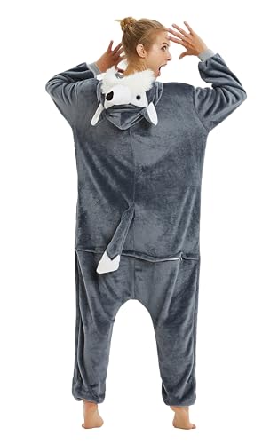 Ovender Kigurumi Adulte Costume Animaux Halloween Carnaval ou Spectacle de Noël Party Show Pyjamas Cosplay Combinaison Unisexe Winter Zoo Deguisements Femmes...