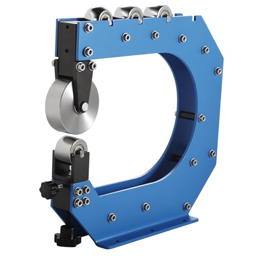 Benchtop English Wheel 12 Throat Metal Shaping Tool for 16 Ga Carbon Steel Includes 4 Lower Dies (15)