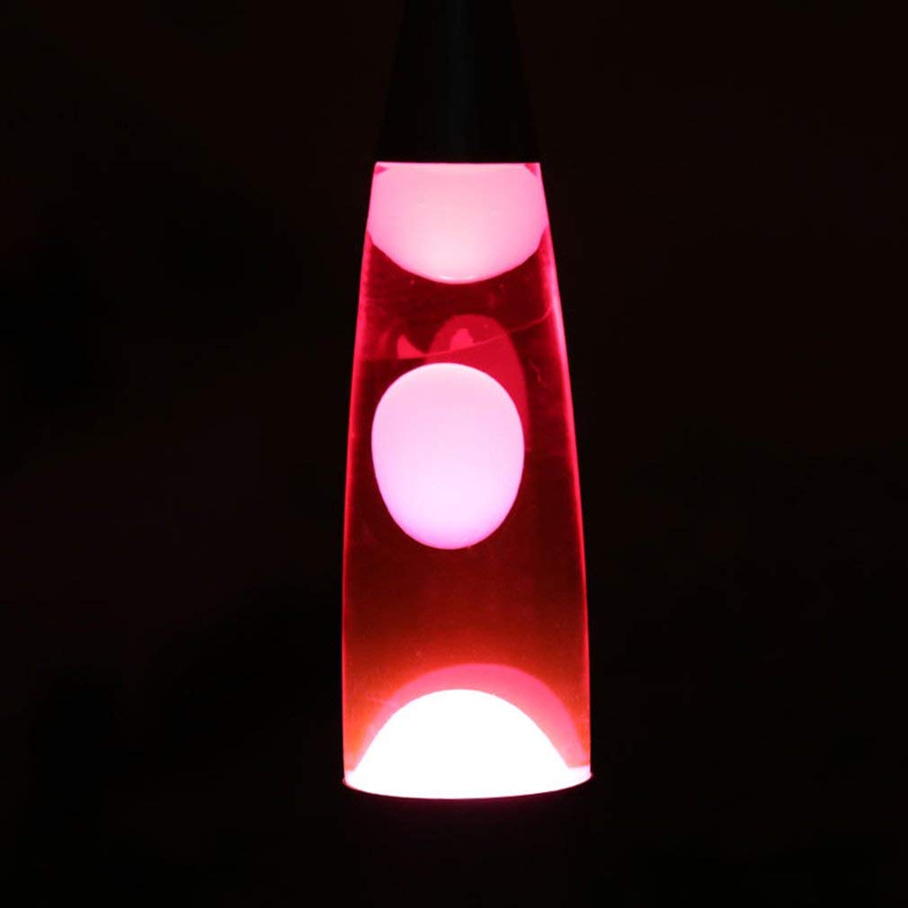 Lampa lava, żarówka, lampa lawowa, magiczna lampa w stylu retro, lampa dekoracyjna, do dekoracji na różne okazje, wtyczka UE (czerwona)