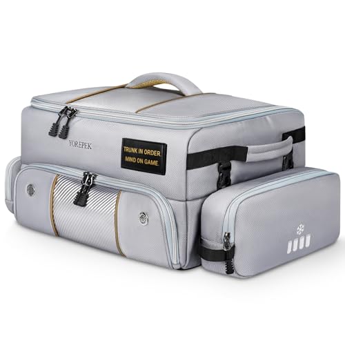 YOREPEK Golf Trunk Organizer with Removable Insulated Pouch,...