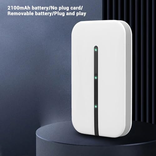 Image of Mobile WiFi Hotspot, Portable 4G LTE Router 150Mbps with Type C Charging for Travel, Phones, Laptops, Smart TVs