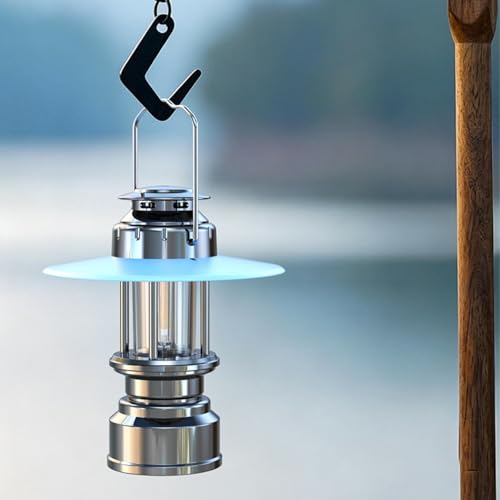 Lanterne de camping rechargeable LED vintage multi-mode de haute qualité