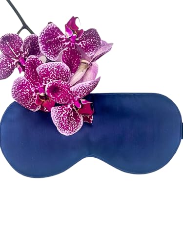 Masque de sommeil en soie contre la lumière pour insomnie et yeux fatigués