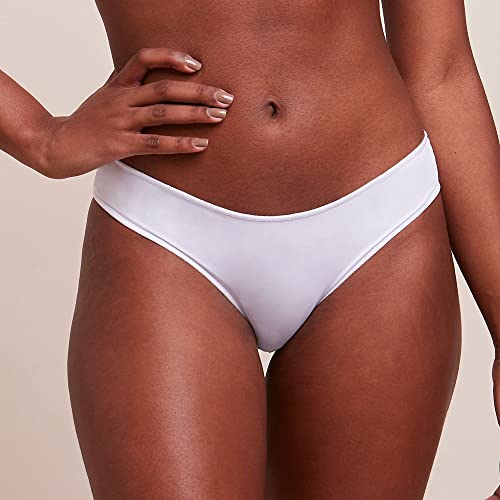 Kit 2 Calcinhas Básico, Bonjour Lingerie, Feminino, Camurça/Branco, EG