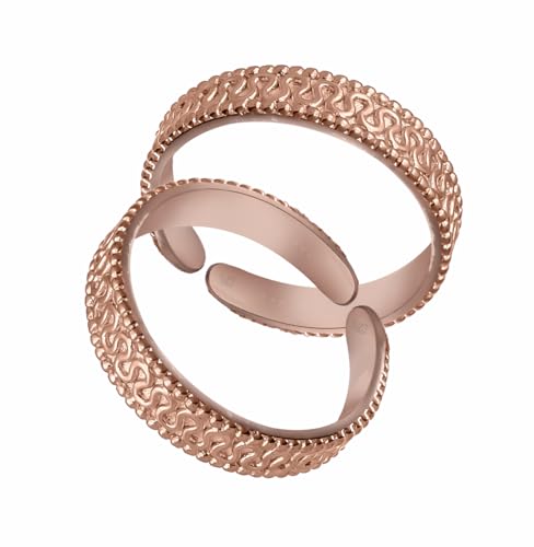 Image of Exclusive 925 Sterling Silver Toe Rings for Women | Gift for Women and Girls | Bichiya | Certificate of Authenticity|Adjustable