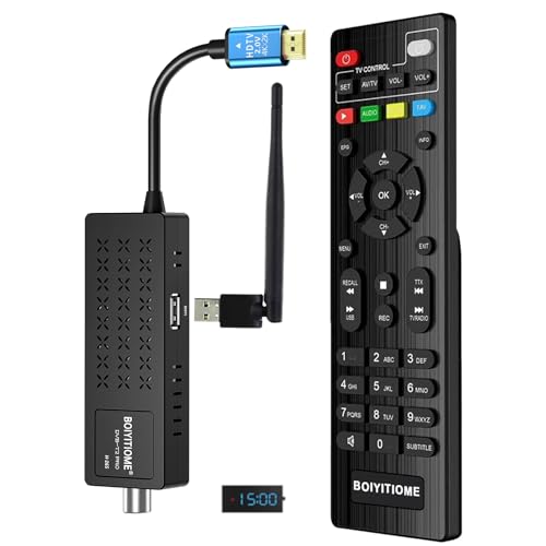 【USB Multimedia/PVR】Decoder Digitale Terrestre 2024,Collegando un disco rigido esterno e una chiavetta USB, è possibile registrare qualsiasi programma televisivo in qualsiasi momento, il lettore USB supporta formati multimediali, USB WiFi (YouTube) (TiK Tok) (inclusa scheda di rete wireless) PVR e Multimedia (MP3/AC3/AAC/JEG/PNG/MP4/MOV/AVI/MKV/MPG/MPEG) Sono supportati i sistemi di file in formato FAT32 e NTFS con una capacità massima di 4 TB (non inclusi)