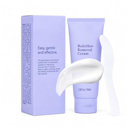 Body & Facial Hair Removal Cream Gentle Safe for Sensitive Skin Painless Hair Removal for Women & Men 3.38 fl oz