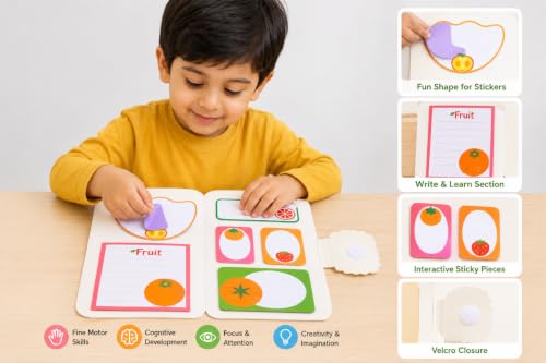 Image of Kawaii Sticky Notes Memo Pad, Cute Self Adhesive Notes for School, Office, Study, Planner & Journaling-Pack of 1, Orange