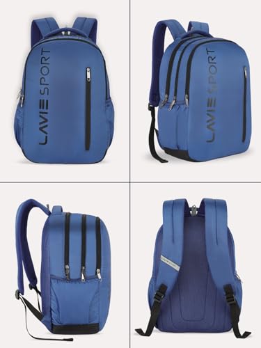 Image of Lavie Sport Engrave 34 litres Casual Backpack with Laptop Sleeve | Unisex Casual Bag for Men & Women