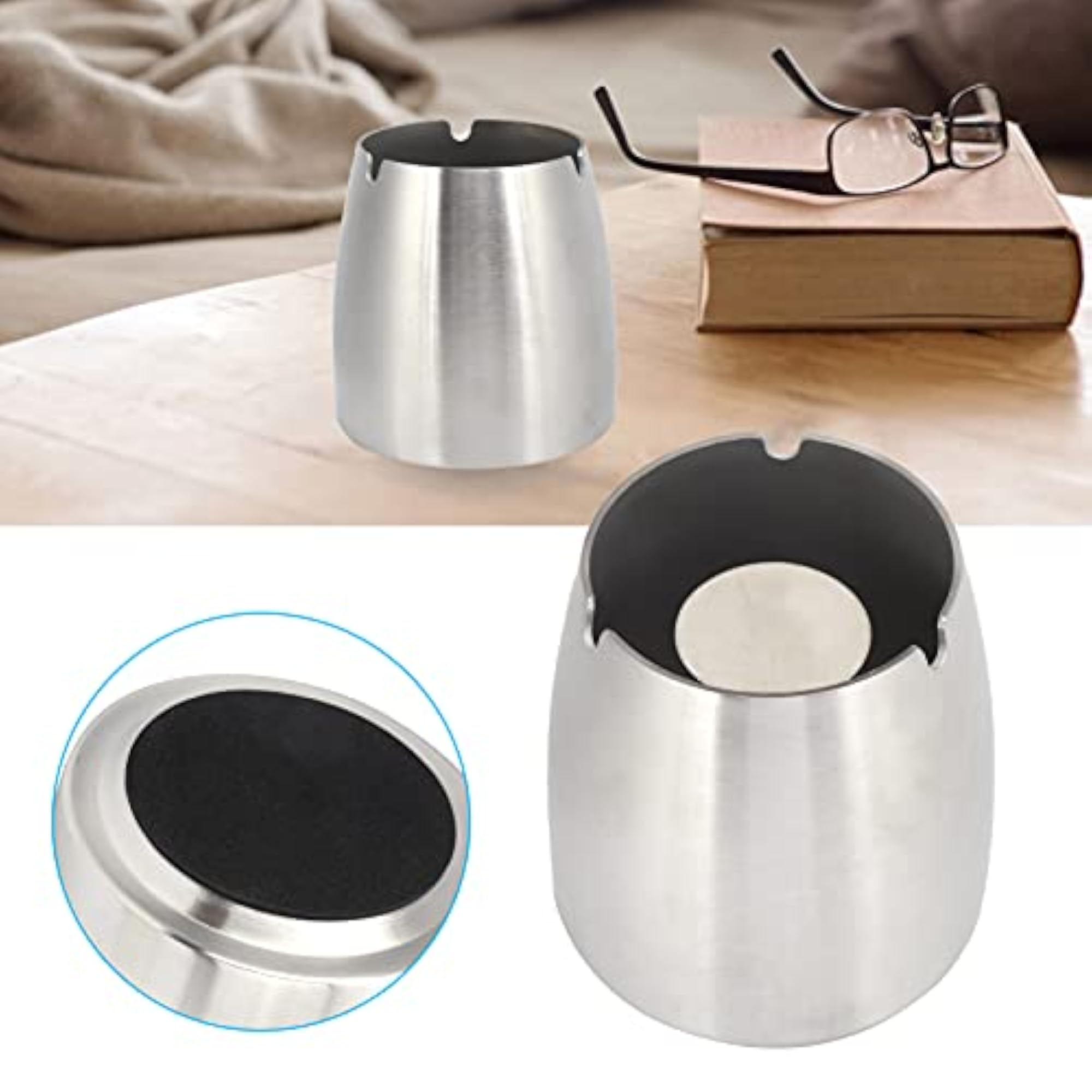 Cigar Ashtray 3.0in Dia for Outdoor Camping
