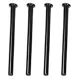 Black Door Pins 4 PCS 3.5 Inch Door Hinge Pin Replacement Black Hinge Pins for Home, Office, Kitchen Doors, Interior Doors