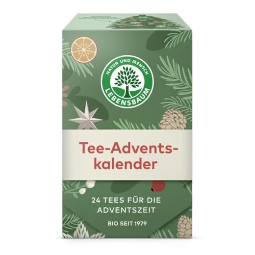 Lebensbaum Tee-Adventskalender 2024, 24 Teebeutel, 42,5g (1)